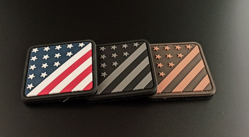 Pvc morale patch flag - pvc,